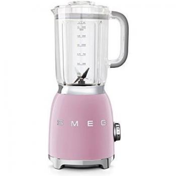 Smeg Batidora BLF01PKEU, 800 W, 1500 milliliters, Vidrio, 4 Velocidades, Rosa Pastel