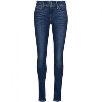 Levi's Women's 711 Skinny Jeans Double Button Blue Wave Dark W31 L32