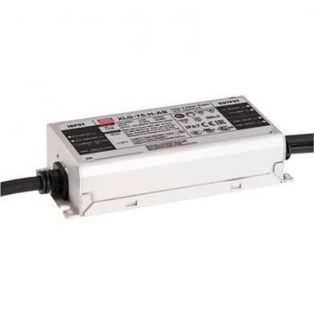 Fuente de Alimentación LED Mean Well XLG-75-12-A 60W 12V CC/CA, Ajustable, Protección contra Sobrecarga y Sobretensión, IP67