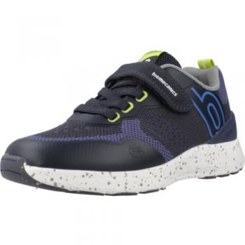 Biomecanics - Zapatillas deportivas para niños modelo 241271, color azul y pistacho, con suela de alto rendimiento y cierre de cordones adherente