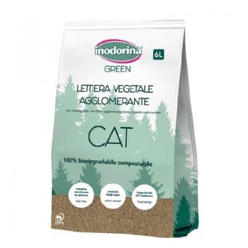 Inodorina Green Eco Arena Aglomerante para Gatos 6 L