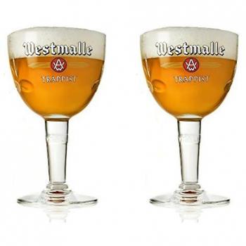 Westmalle Belgium Beer Trappist Glasses