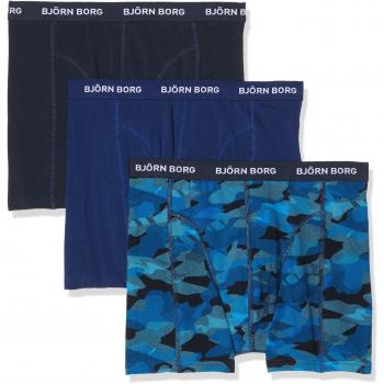 Björn Borg Shadeline Sammy Boxer Shorts 3 Pack Men - Blue, Size: S