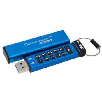 Kingston Technology IronKey 32GB Keypad 200 FIPS 140-3 Level 3 AES-256 Hardware Encrypted USB Flash Drive