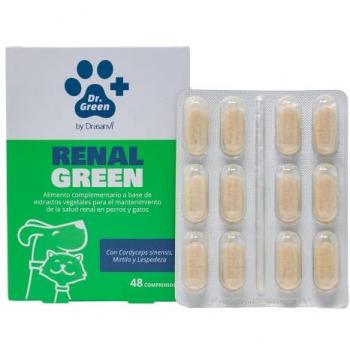 Suplemento Dr. Green Vet Renalgreen para Perros y Gatos 48 Comp - Salud Renal