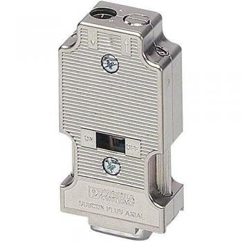 Phoenix Contact SUBCON-PLUS-CAN/AX 2306566 9-Pin D-Sub Connector, 180° Angle, Screw Mount