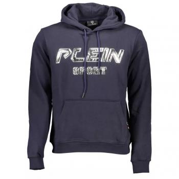 Plein Sport Men's Year-Round Blue Cotton Sweatshirt