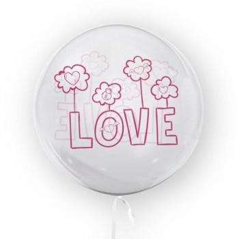 Globo temática amor 45 cm