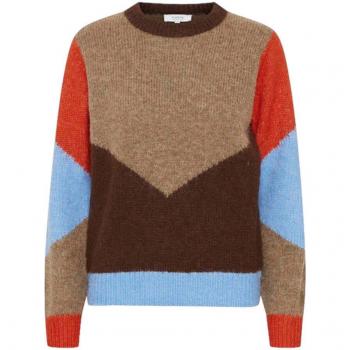 b.young Oksana Jacquard Women's Sweater