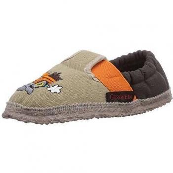 Giesswein Arzberg - pantuflas de lana niño, color beige, talla 33