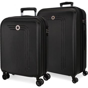 Movom - Juego de Maletas Riga rígidas 55-70cm negro
