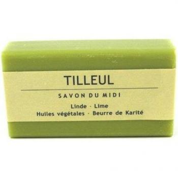 Jabón Artesanal de Flor de Tilo Orgánico en Pastilla de 100g