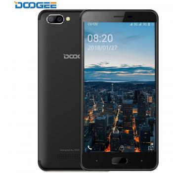 Smartphone Libre, DOOGEE X20 Móviles Libres Baratos, 3G Android 7.0 Telefonos - MT6580 mali-400 - 5.0 Pulgadas HD IPS Pantalla - 16GB ROM - 8MP Cámara - Dual SIM - Batería de 2580mAh