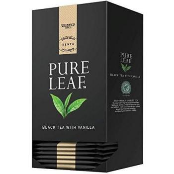 Pure Leaf Té negro premium de Vainilla - 2 cajas de 25 pirámides
