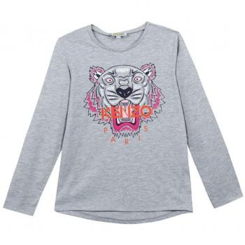 Kenzo Camiseta Tiger JG 1 Gris 4A Gris