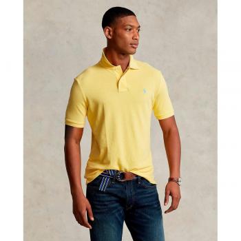Iconic Yellow Piqué Polo Shirt - Regular Fit for Men (100% Cotton)
