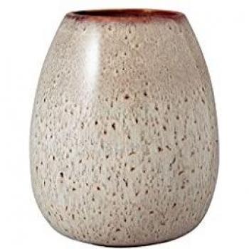 Villeroy & Boch Lave Home Large Drop Beige Vase 17.5cm H X 14.5cm W X 14.5cm D