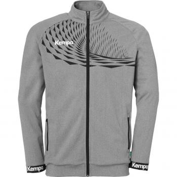 Kempa Chaqueta De Chándal Wave 26 Poly - Chaqueta deportiva de entrenamiento de balonmano, ligera y elástica, fabricada en poliéster, con bolsillos con cremallera, disponible para hombre y niño