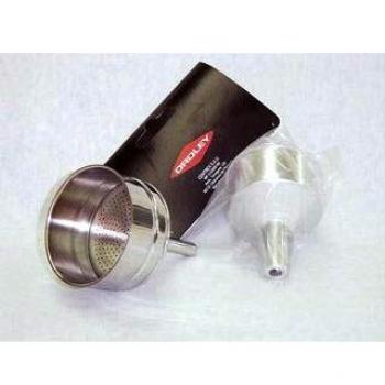 Oroley - Embudo de Aluminio para Cafetera Italiana, Capacidad 3 Tazas