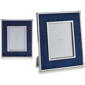 Gift Decor S3604477 Portafotos, Azul Terciopelo, 1 x 30,8 x 25.8 cm