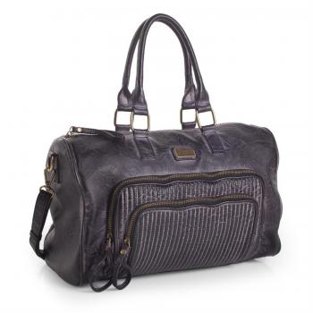 LOIS - Bolso tipo bowling en polipiel para mujer Maroon