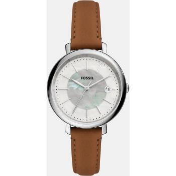 Reloj Fossil Jacqueline ES5090 para Mujer de Acero y Piel con Tecnología Solar Sostenible