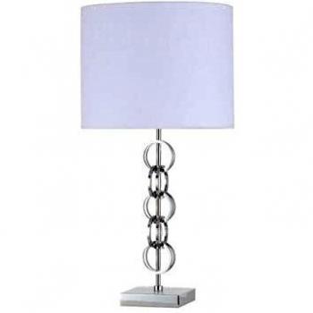FABRILAMP Sobremesa Koto E27 Cromo Blanca