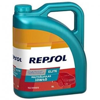 REPSOL Elite Multiválvulas 10W-40 Aceite De Motor Para Coche, 5l