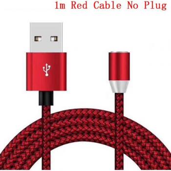 Enchufe Magnético de Carga Rápida Micro USB y Tipo C, 8 Pines, Cable de Cargador Magnético