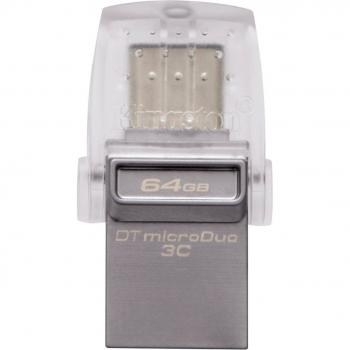 Kingston DataTraveler microDuo - Memoria USB 3.0 de 64 GB