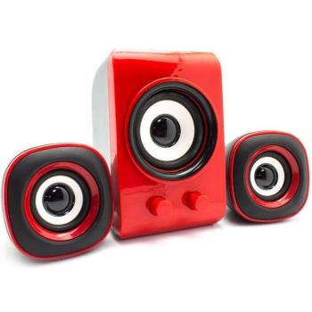 Altavoz Hicrom 2.1 Rojo Biwond