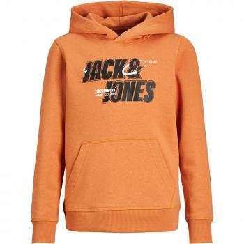 Jack & Jones Junior Hoodie Jcoblack BF - Kids' Pullover Sweatshirt in Black