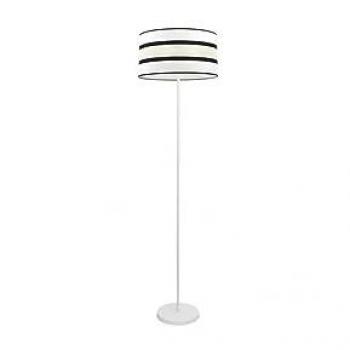 Lámpara de pie Karla 1xe27 Blanco/beige 149x40x40 cm