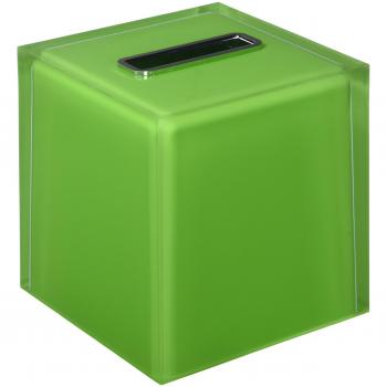 Gedy RA020400000 Porta-Pañuelos, Verde, Cuadrado
