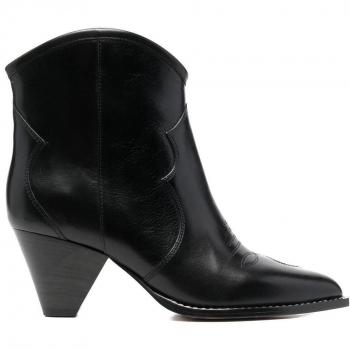 Isabel Marant Women's Darizo Leather Boots in Black | Size 36 | BO0007FA Color A1A05S01BK