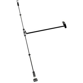 Tesa Assa Abloy, 1930908NN, Barra Antipánico Universal 1930 con dos puntos de cierre, Picaportes de Acero Basculante, Negro