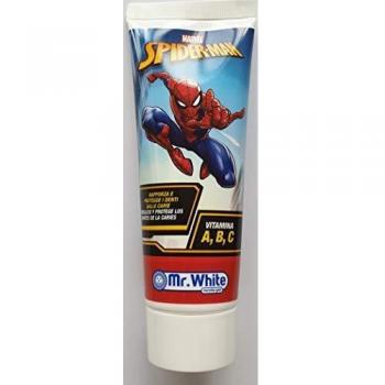 Pasta de Dientes para Niños Spiderman con Sabor a Menta y Flúor, 75 ml