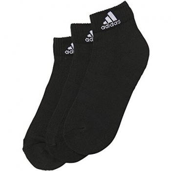 Adidas 3S PER AN HC 3P - Calcetines Unisex en Negro, Talla 39-42