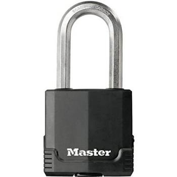 Masterlock M515EURDLH Candado, Plateado, 54 mm