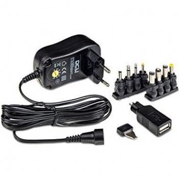 DCU ALIMENTADOR UNIVERSAL CONMUTADO DE SALIDA VARIABLE DE 18W 1.5A+USB Y ALTA EFICIENCIA ENERGÉTICA