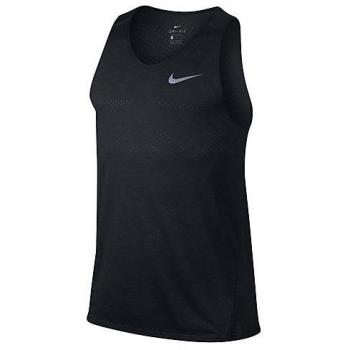 Nike M NK Brthe Tailwind Cool Camiseta, Hombre, Negro