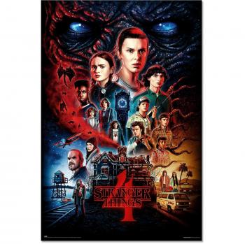 Póster Stranger Things Casa de Vecna Temporada 4 91.5x61cm