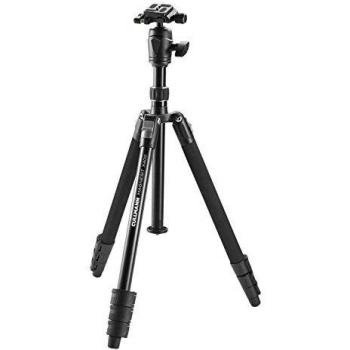 Trípode Cullmann Magnesit X400 con Cabeza Esférica, Altura Máxima 145 cm, Color Negro