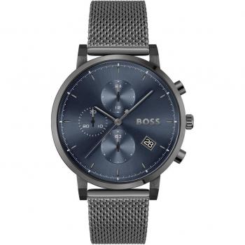 Hugo Boss Men's Integrity Analog Blue Dial Watch - 1513934