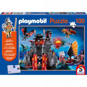 Puzzle Samuráis Playmobil 100 Piezas - Dragón Asiático