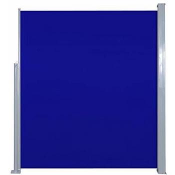 Retractable Blue Side Awning 160 x 500 cm