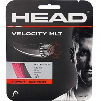 Cordaje de Tenis Head Velocity MLT 12m Rosa - Diámetro Seleccionable