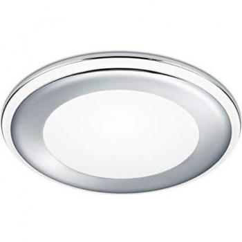Foco Empotrable LED Aura 10W 1040lm 3000K Cromo Ø14,8 cm