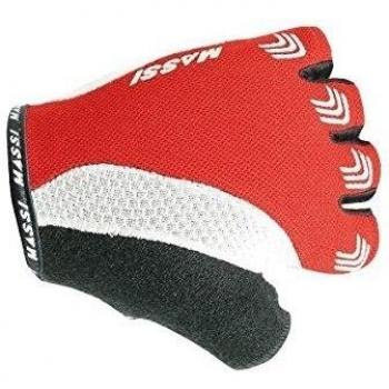Massi Siligrip - Guantes de Ciclismo Unisex, Color Rojo, Talla M