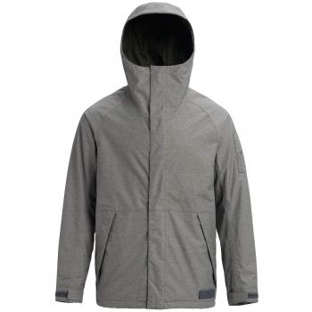 Burton Hilltop Chaqueta de Snowboard, Hombre, Gris